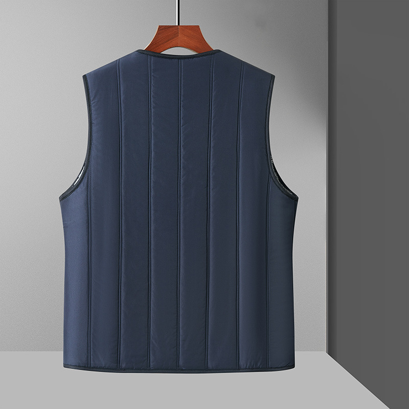 Zimska vest s izšivanjem, poliester tkanina 90–95%, gradski stil za svakodnevno putovanje, zima 2024