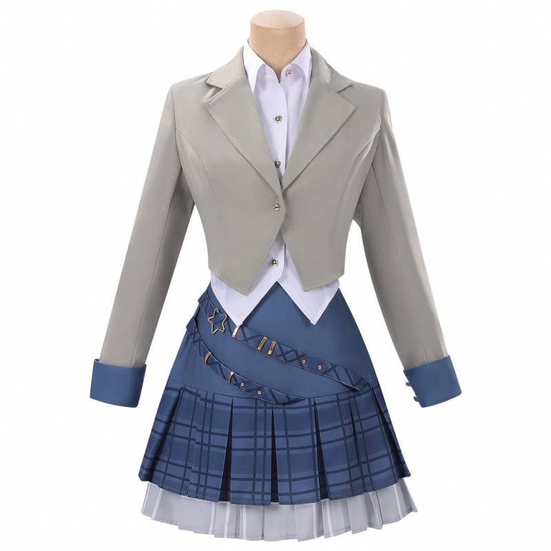 King of Glory Flash Plan cosplay kostim: elegantan ženski kostim s JK suknjom, mekana tkanina, poliester 70-80% glavni, 90-95% sekundarni, proljeće 2025.