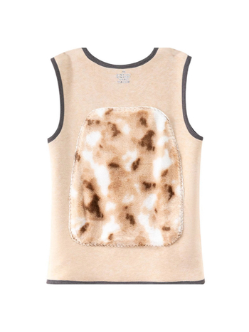 Мъжка жилетка, полиестер 95%, дебелена, минималистичен стил, зимна