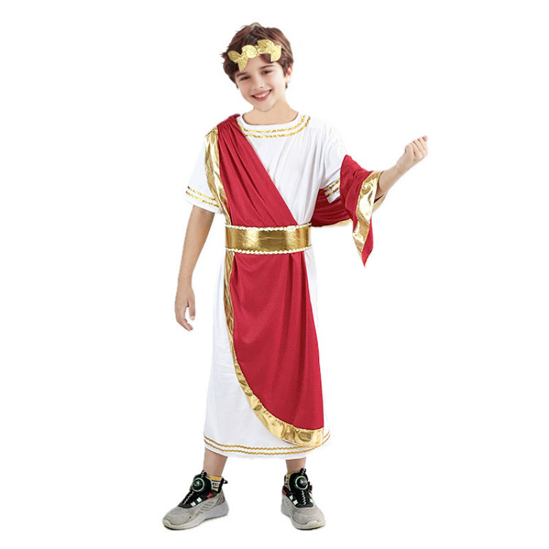 Jelmez – Uniszex, kötött poliészter anyag (95%+), Belly dance-hez, Téma: Görög Kis Herceg / Ókori római király és császár / Misszionárius