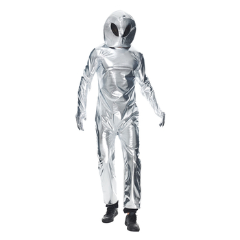 Eraspooky unisex kostim za pozornicu s temom svemira — vanzemaljac, UFO, astronaut, poliester