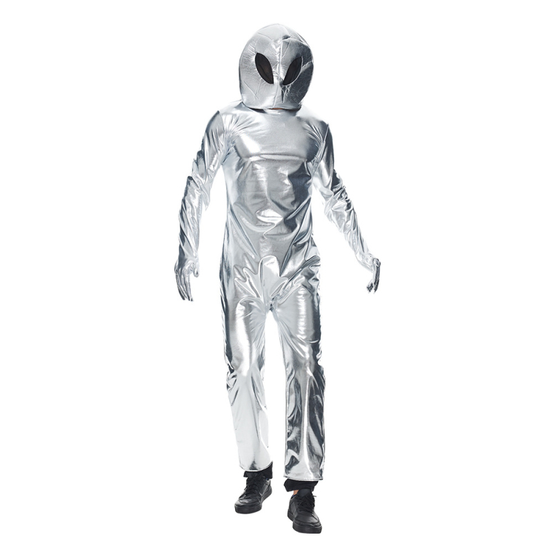 Eraspooky unisex kostim za pozornicu s temom svemira — vanzemaljac, UFO, astronaut, poliester