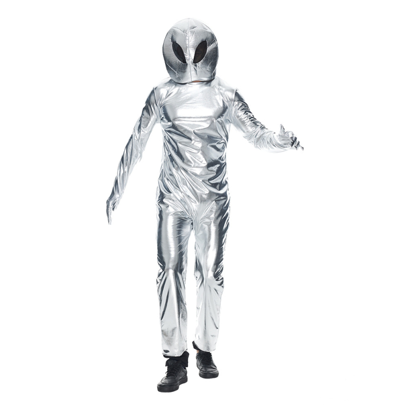 Eraspooky unisex kostim za pozornicu s temom svemira — vanzemaljac, UFO, astronaut, poliester