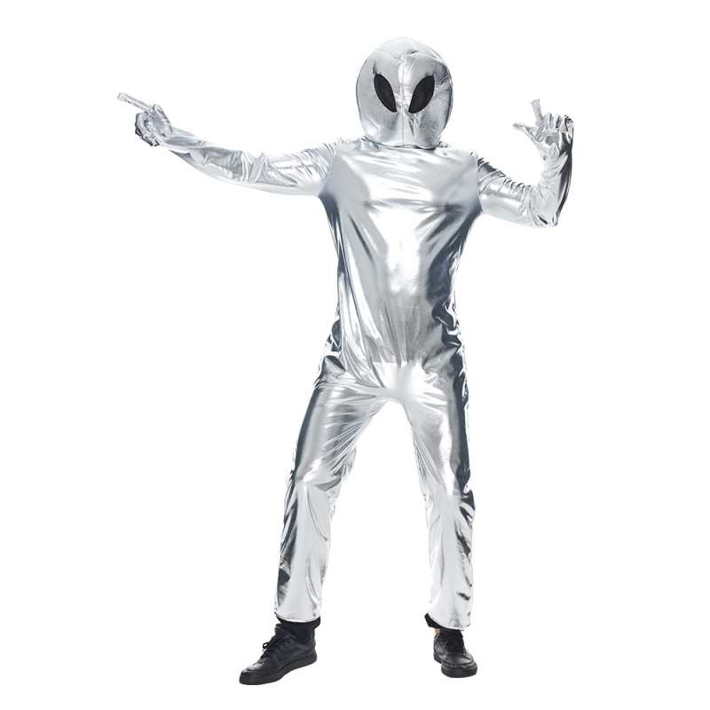 Eraspooky unisex kostim za pozornicu s temom svemira — vanzemaljac, UFO, astronaut, poliester