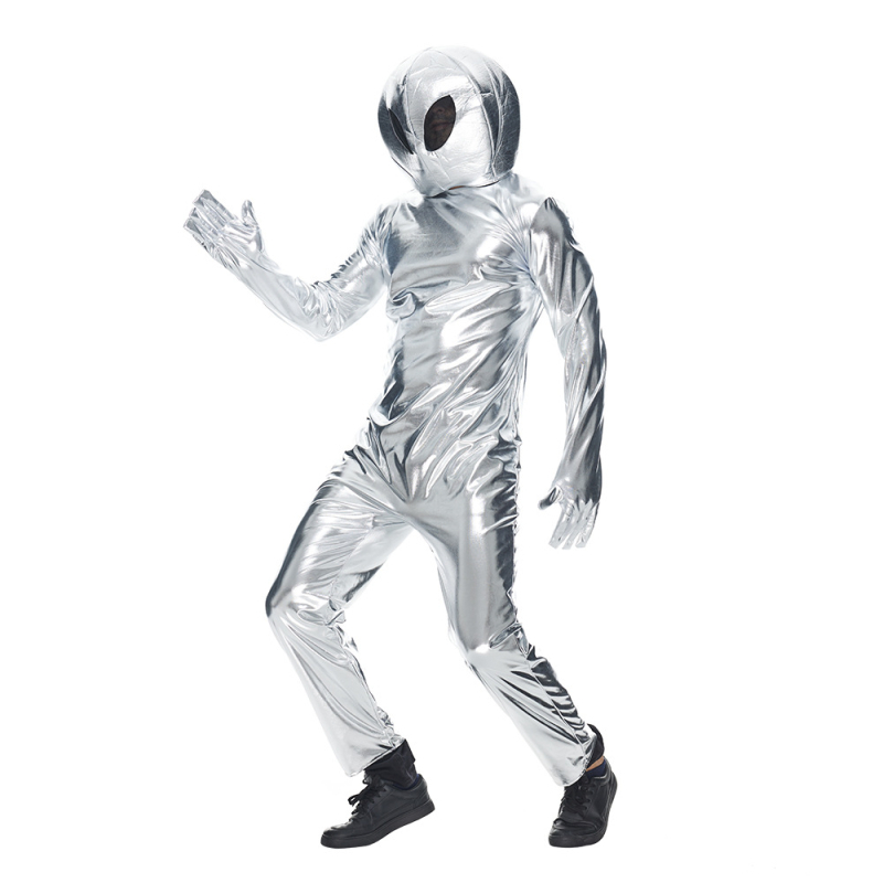 Eraspooky unisex kostim za pozornicu s temom svemira — vanzemaljac, UFO, astronaut, poliester