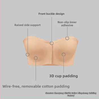 Typ: Bra wrap/tube top – nylon, plný košík, tenké tvarované košíky, sexy štýl