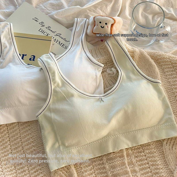 Detská športová podprsenka-vest, nylon, 3/4 miska, tvarovaná miska s tenkým horným a hrubším spodkom, priedušný, pohodlný