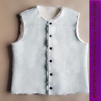 Unisex jakna od kozje kože s pamukom podstavom, kineski retro stil, proljeće 2025