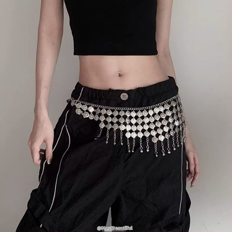 Pásová retiazka z kovu – unisex, športový štýl, pre mladých, jarné uvedenie 2025