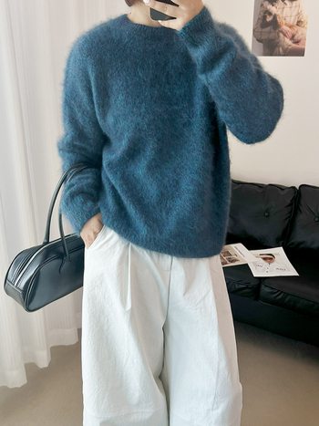 Kašmir pulover s kapuljom, dugi rukavi, jesen 2025, elegantan gradski stil za žene