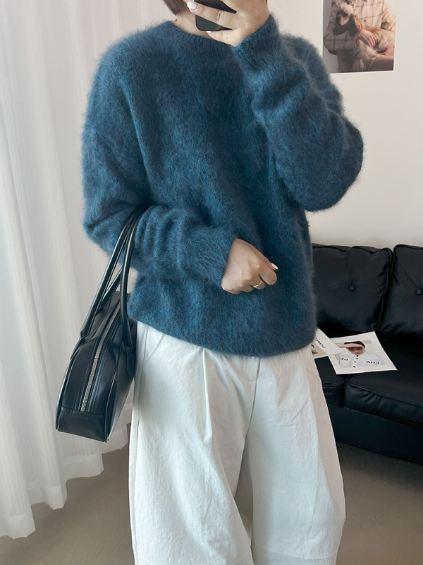 Kašmir pulover s kapuljom, dugi rukavi, jesen 2025, elegantan gradski stil za žene