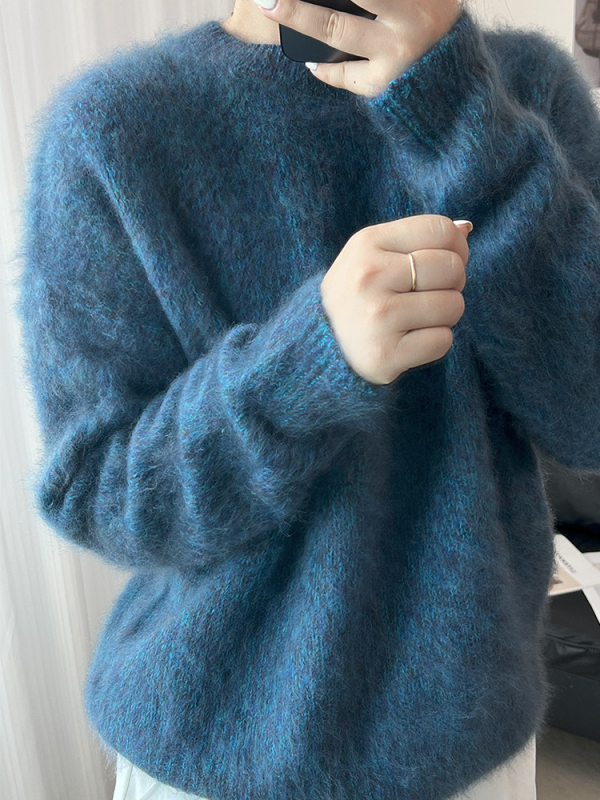 Kašmir pulover s kapuljom, dugi rukavi, jesen 2025, elegantan gradski stil za žene