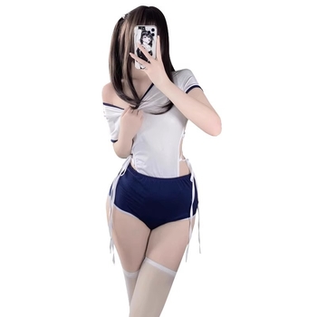 Japanski stil kostim za ulogu – seksi uniforma za parove, donje rublje, ogrtač, pogodna za male grudi