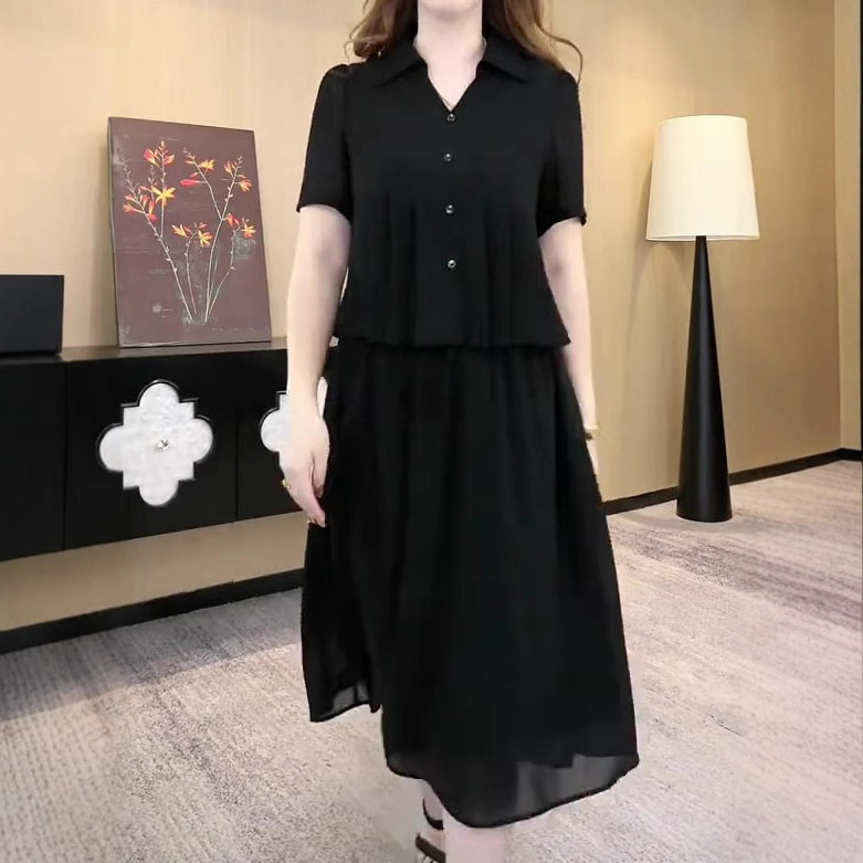 Šifona kleita, Kapok Forest, elegants stils, 90–95% poliestera, garums 99 cm