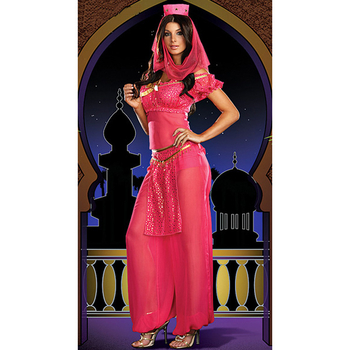 Arab-style plesni kostim za ples trbuha - set za cosplay, tkanina od najlona-blenda, ženski, za anime cosplay i ulogu igranja (najlona-blend tkanina; ženski; anime cosplay & uloga igranja)