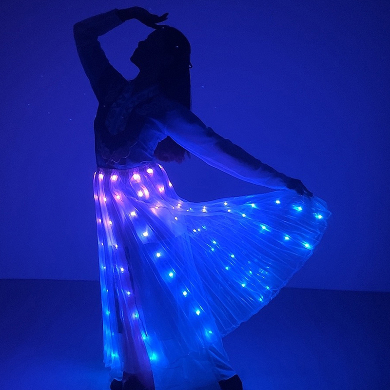 Plisirana suknja za belly dance, poliesterska tkanina, preko 95% poliester, quiltirano, elegantan vjetar stil, street-hipster dizajn, proljeće 2023