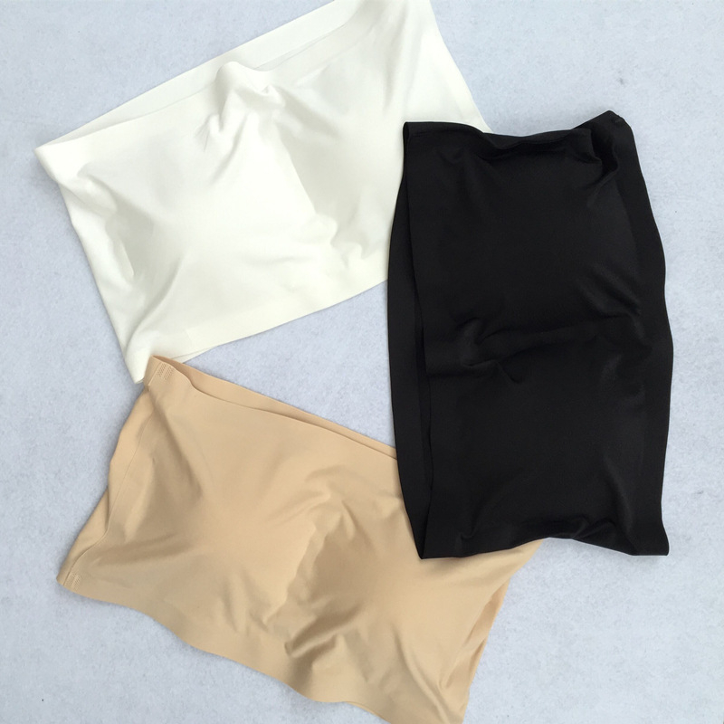 Grudnjak bez naramenica Ice Silk, Cjelokupni košar, Tanak oblik čašice, Nevidljiv i udoban