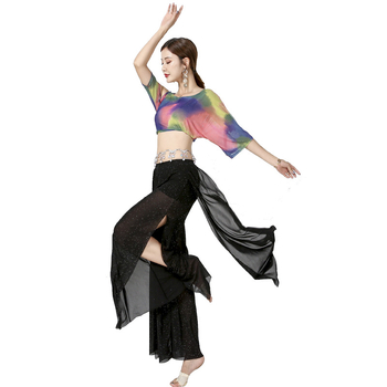 Baoguanghonghua Ženski Belly Dance top od mrežaste tkanine - glavni materijal Spandex 90%, sekundarni Spandex 90%