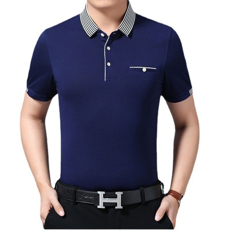 Vīriešu kokvilnas T-krekls ar īsiem piedurknēm, vienkrāsains, brīvs piegriezums, vasaras sezonai