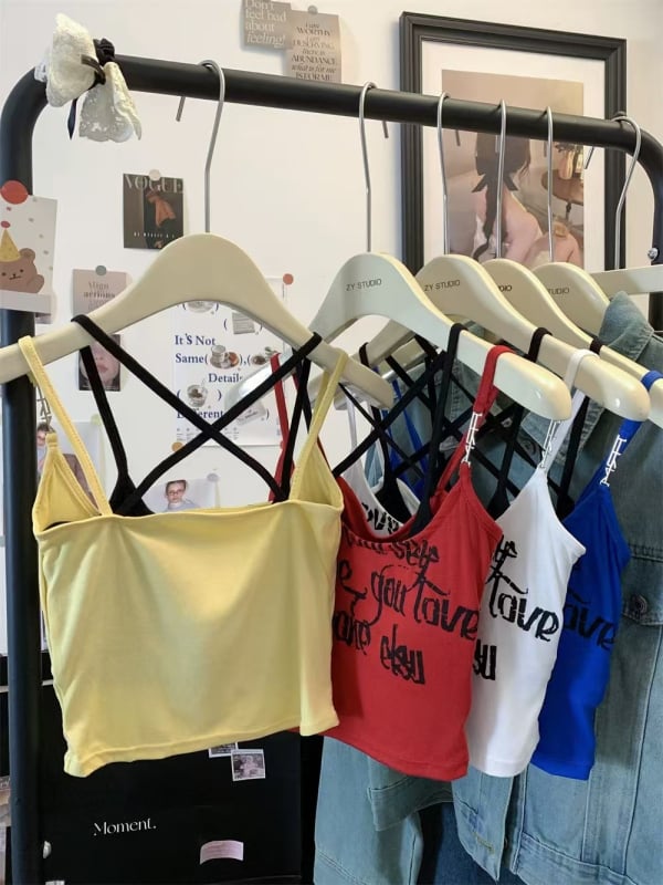 Дамски топ с презрамки – фалшиви две части за джаз танц, тясна кройка, вискоза 90–95%, едноцветен модел