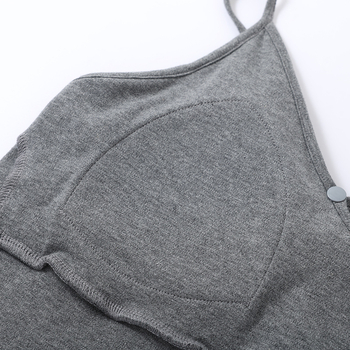 Trodjelni set za trudnice i dojenje – kućni komad, 100% pamuk, dugi rukav i hlače, za dojenje poslije poroda, minimalistički casual