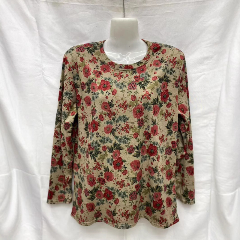 Rudens moterų palaidinė su ilgomis rankovėmis, Starry Sky Cotton mišinys, pagrindinis audinys poliesteris, kasdienio stiliaus, apykaklė su reveru, vidutinio ilgio