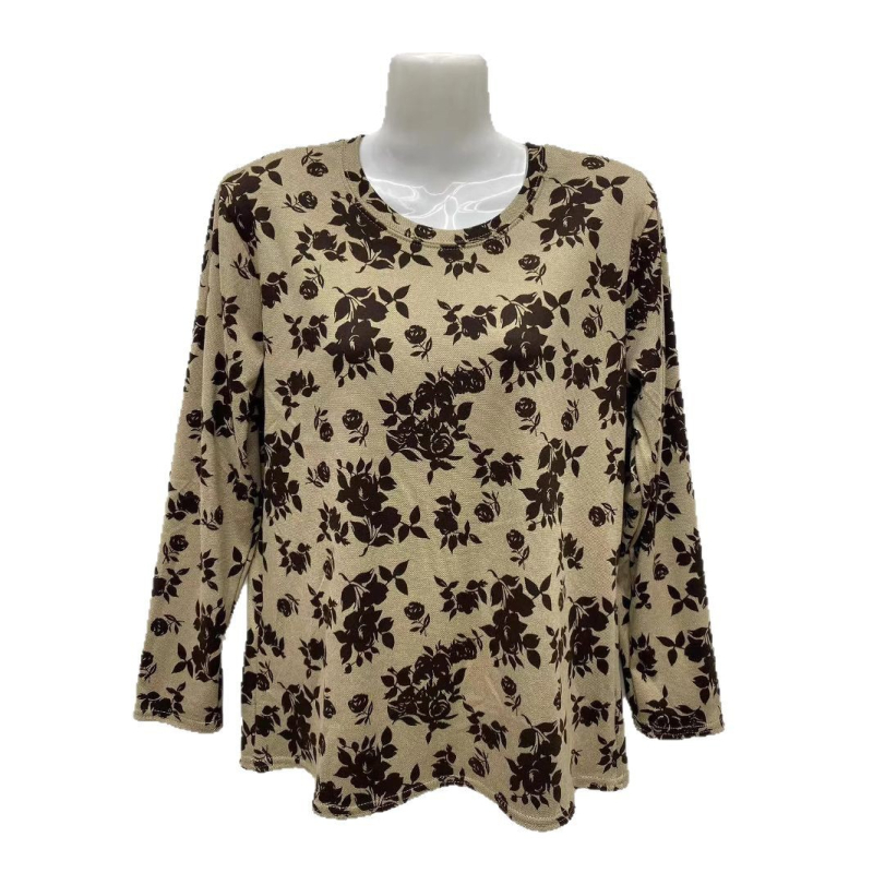 Rudens moterų palaidinė su ilgomis rankovėmis, Starry Sky Cotton mišinys, pagrindinis audinys poliesteris, kasdienio stiliaus, apykaklė su reveru, vidutinio ilgio