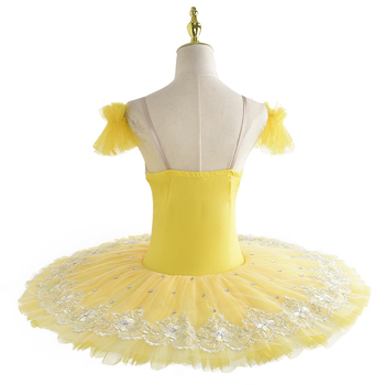 Dječja baletna tutu suknja s naramenicama i šljokicama, Swan Lake stil, materijal: poliester i spandex do 30%, stil Elegant Wind, Fresh and Sweet, br. dancetree, ljeto 2025