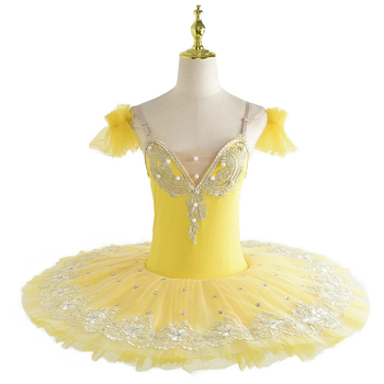 Dječja baletna tutu suknja s naramenicama i šljokicama, Swan Lake stil, materijal: poliester i spandex do 30%, stil Elegant Wind, Fresh and Sweet, br. dancetree, ljeto 2025