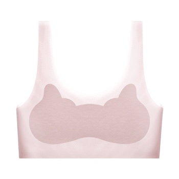 Sutien pentru fete vară: fără cusături, respirabil, confortabil, din nylon, cupe turnate ultra-subțiri, cupe cu acoperire completă
