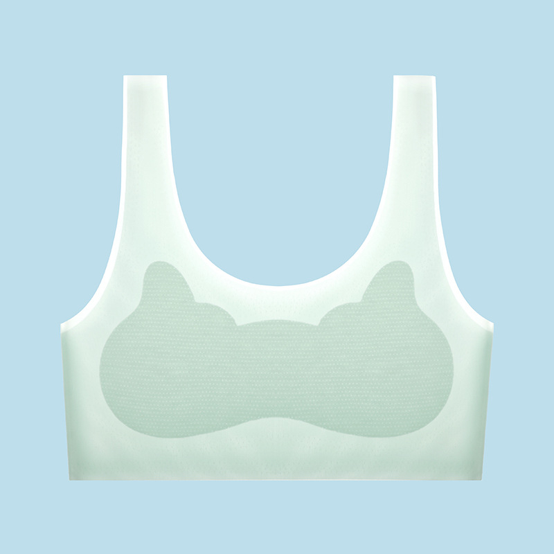 Sutien pentru fete vară: fără cusături, respirabil, confortabil, din nylon, cupe turnate ultra-subțiri, cupe cu acoperire completă