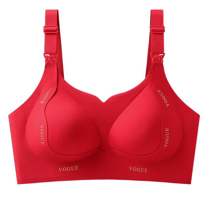 Dojiljni grudnjak za trudnoću – bez žice, bezšavni, za dojenje, stražnje četiri reda kukica, tanke oblikovane košarice