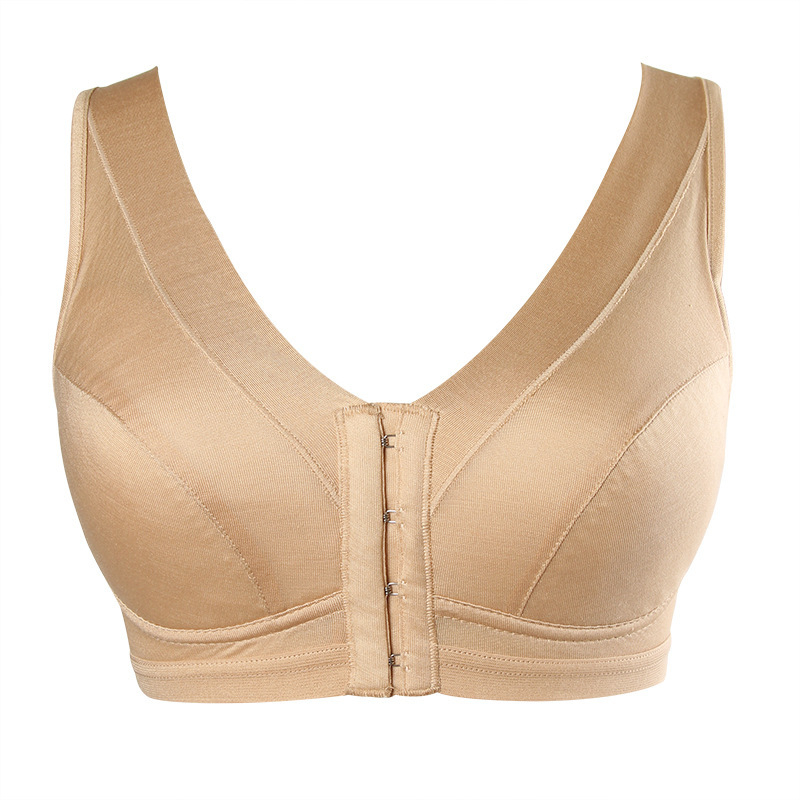 Grudnjak za dojenje poslije poroda – 100% svila Mulberry, prednje kopčanje, ultratanke oblikovane košarice, fiksne dvostruke naramenice
