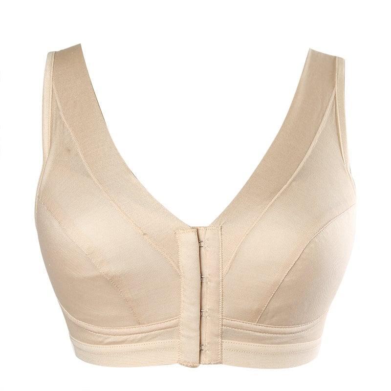Grudnjak za dojenje poslije poroda – 100% svila Mulberry, prednje kopčanje, ultratanke oblikovane košarice, fiksne dvostruke naramenice