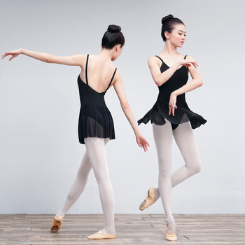 Unitard balet pentru femei adulte - 92% bumbac pieptănat, vară, dans modern