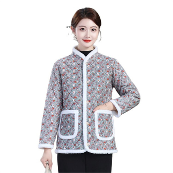 Cvjetna chenille pamučna jakna, opuštenog kroja, dugi rukavi, V-izrez, jednostruko kopčanje, debela, 3D uzorak, jesen-zima 2025