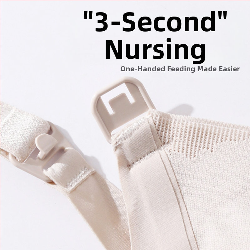 Zīdīšanas krūšturis ar plānām veidotiem kausiem, neilona audums, bez tērauda gredzeniem, piemērots visiem laktācijas posmiem