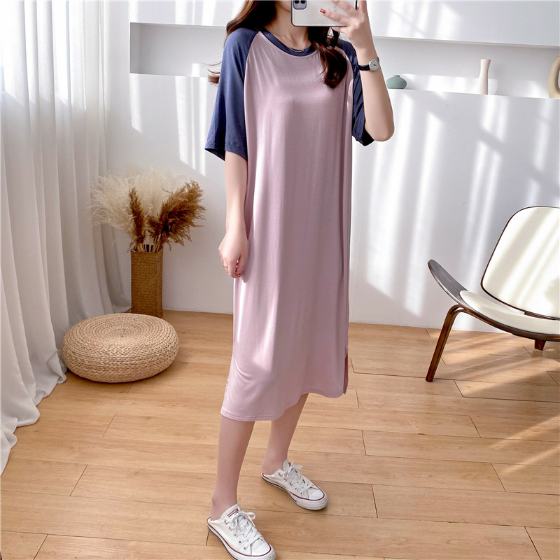 Tehotenské šaty na dojčenie – voľný strih, bavlna 90–95% (Jeseň 2024; vhodné pre všetky ročné obdobia)