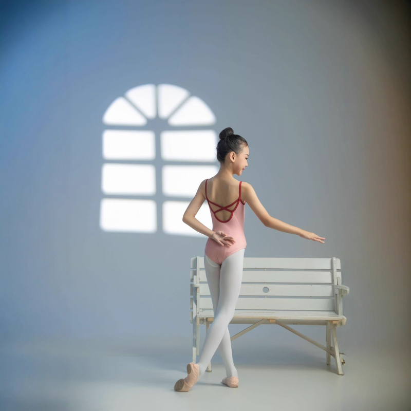 Dječja plesna odjeća za baletnu vježbu — najlon 90%, ljeto, za djecu 3–8 godina