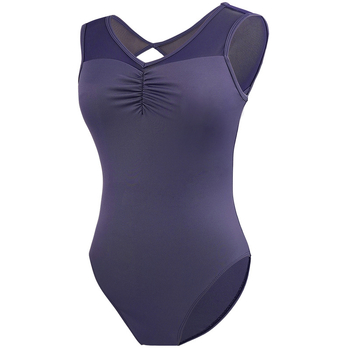 Ženska plesna odjeća za balet i moderni ples, V-dekolte, vest, Nylon materijal