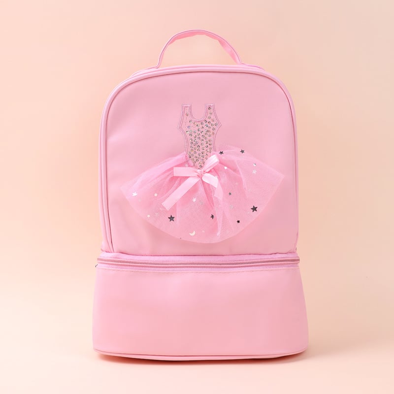 E.dance Wind Oriental – Torba za ples za djevojčice, torba za plesnu praksu, PU koža (60%), etnički stil, za djecu 3–8 godina