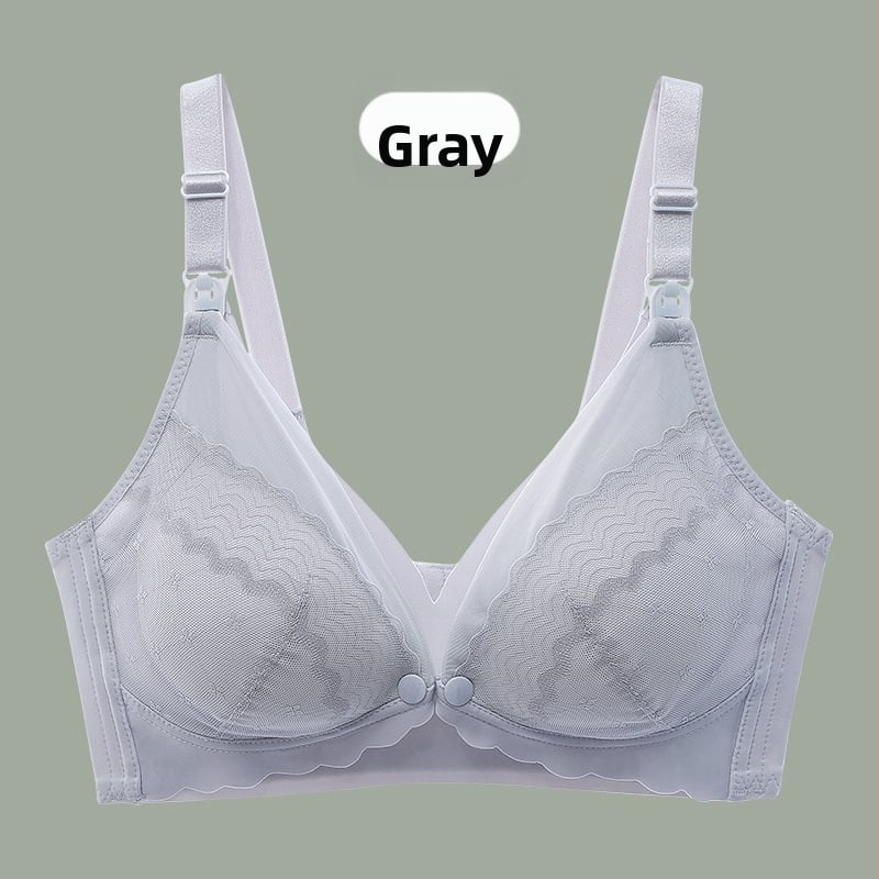 Sutien za dojenje s tankim oblikovanim košaricama, fiksni dvostruki kaiševi, najlon tkanina s pamukom podstavom, za sve faze dojenja (Materijal: najlon; Podstava: pamuk; Sadržaj podstave: 100%; Tip košarica: tanki oblikovani; Trake: fiksni dvostruki)