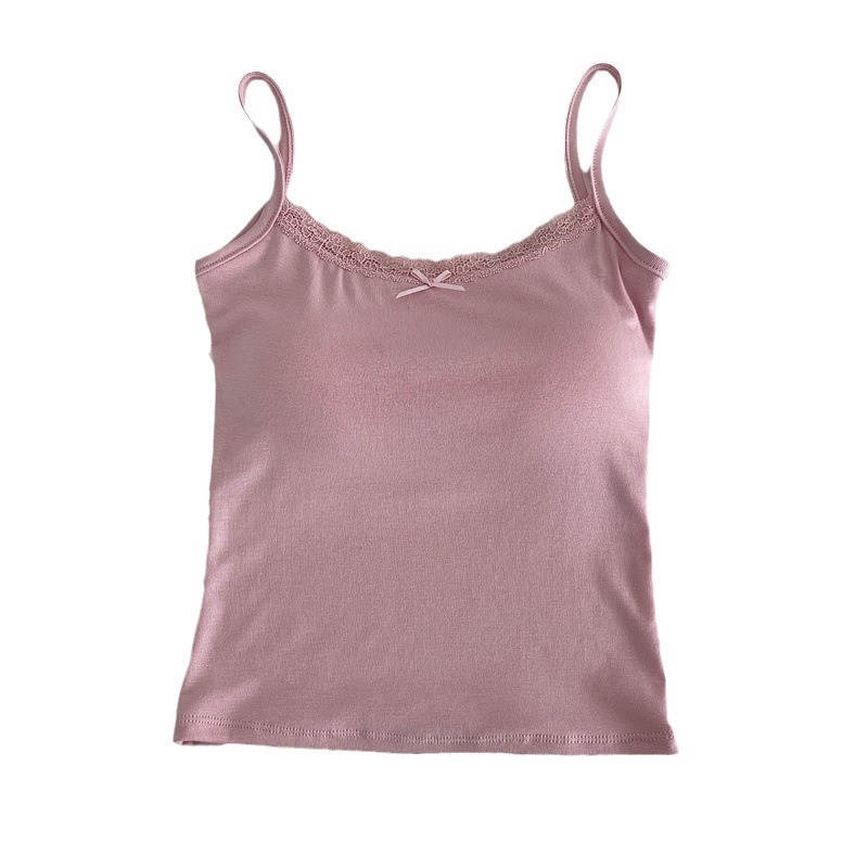 Nylon cami-top s punim košaricama, srednje oblikovanim košaricama, prozračan i udoban