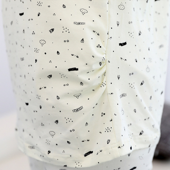 Jesenski pamučni set Matrolana s karikaturnim uzorkom, dugi rukav, 95% pamuka