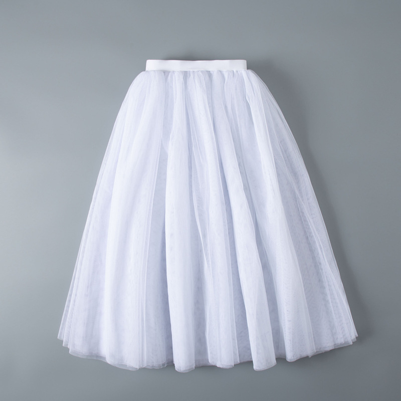 Dječja baletna haljina s prinčevskom puff suknjom – 100% poliester, 3-slojna fina mreža, mekana obrada tkanine, uzrast 3-8 godina