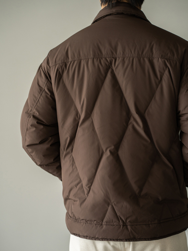 Muška vjetrovka kratka jakna s reverom, flis podstava, 90% guščje peruti, zimska jakna