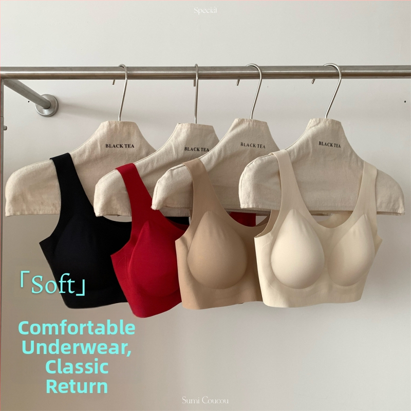 Kamizoles stilā krūšturis, modal audums, Mulberry zīda oderes, 3/4 cup, plāni formēti kausi, nepamanāms dizains