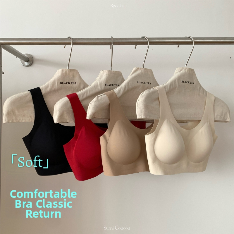 Kamizolės stiliaus liemenėlė, modalinis audinys, mulberry šilko įdaila, 3/4 puodeliai, ploni formuoti puodeliai, nematomas dizainas