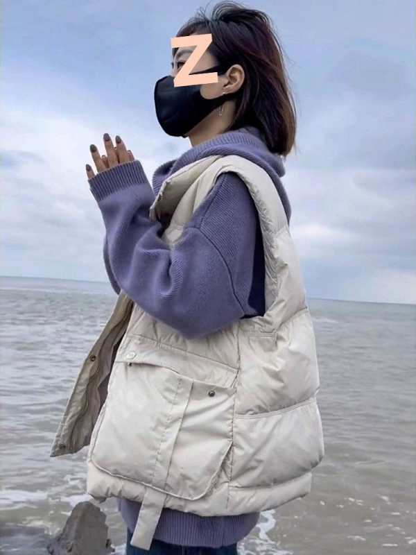 Női Chenille Spandex mellény polo gallérral, ujj nélküli, szabálytalan szabás, 2025 tavasz