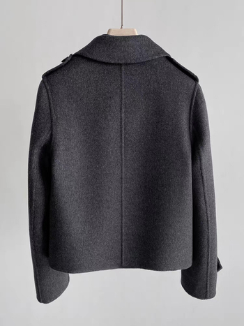 Dvostrani vuneni ženski kaput - Velvet, Zima 2025, Vuna 95%+